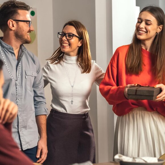 Beautifully Crafted Pearl Catholic Prayer Beads - Perfect Gift for All Occasions - Picture 2 of 7